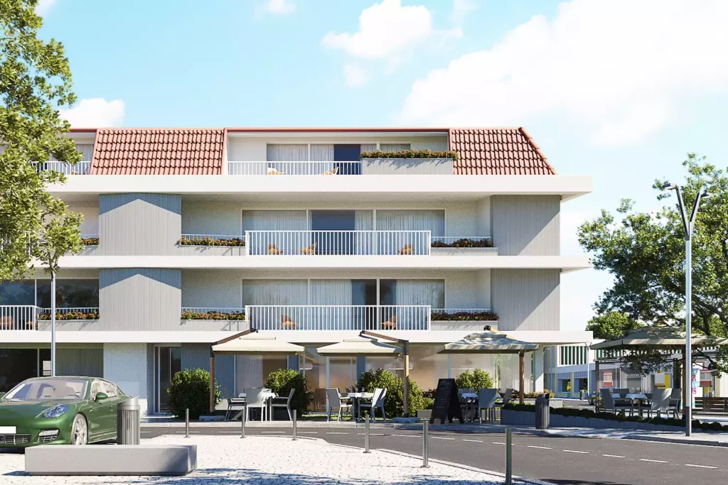 résidence rénovée à Montijo blanche